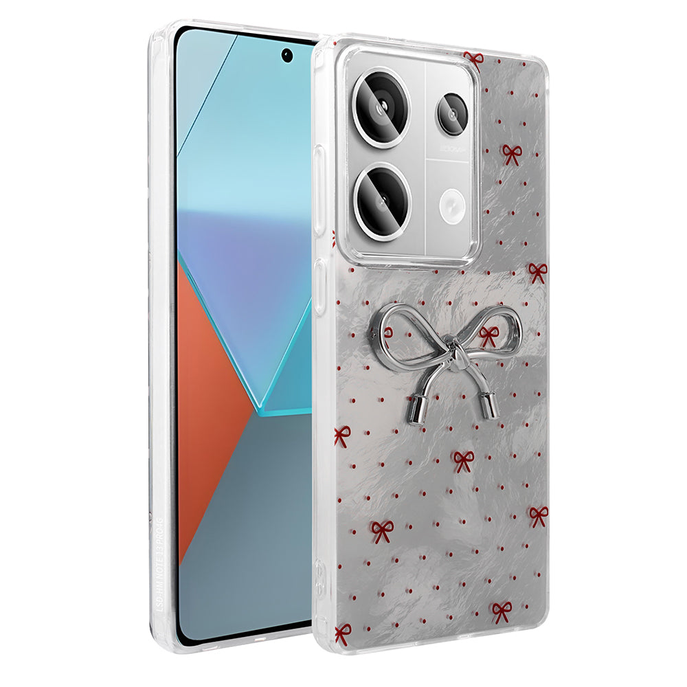 Xiaomi Redmi Note 13 Pro 4G Kılıf Kamera Korumalı Figürlü Zore Ponti Silikon Kapak Açık Mavi