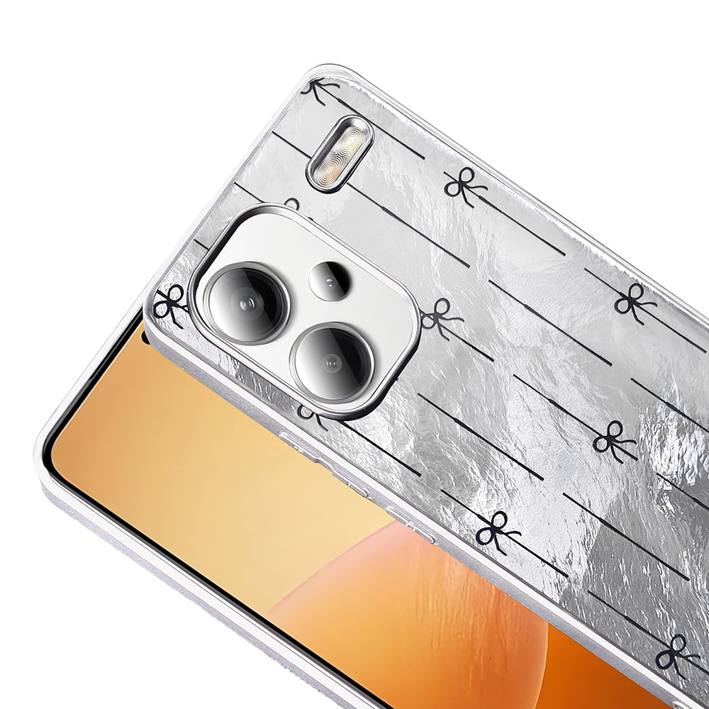 Xiaomi Redmi Note 13 Pro Plus 5G Kılıf Desenli Zore Mep Kapak İncili Fiyonk