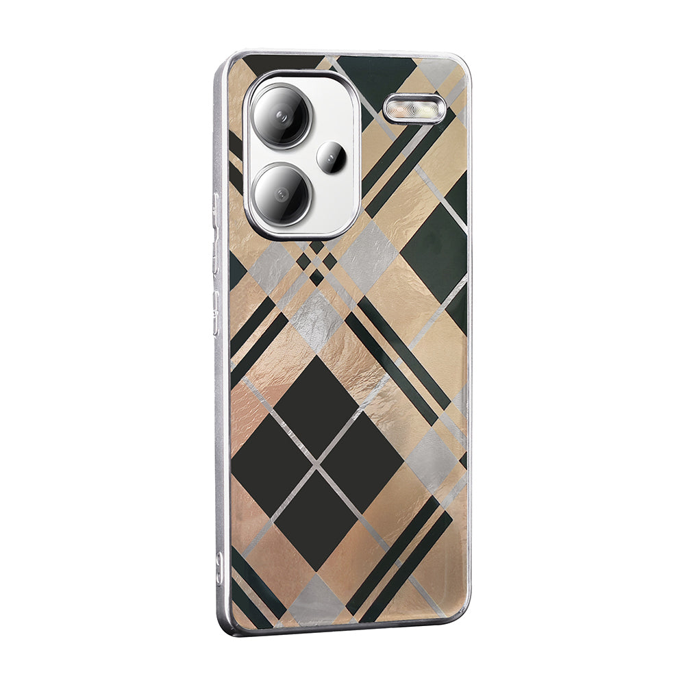 Xiaomi Redmi Note 13 Pro Plus 5G Kılıf Desenli Zore Mep Kapak İncili Fiyonk