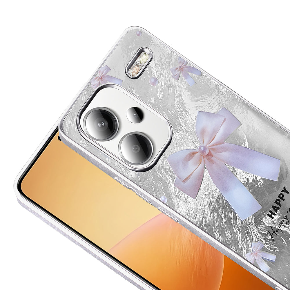 Xiaomi Redmi Note 13 Pro Plus 5G Kılıf Desenli Zore Mep Kapak Gold Leopar