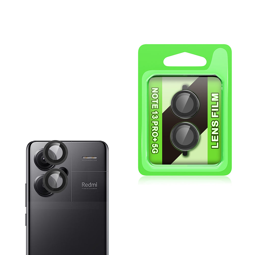 Xiaomi Redmi Note 13 Pro Plus 5G Zore CL-07 Kamera Lens Koruyucu Siyah