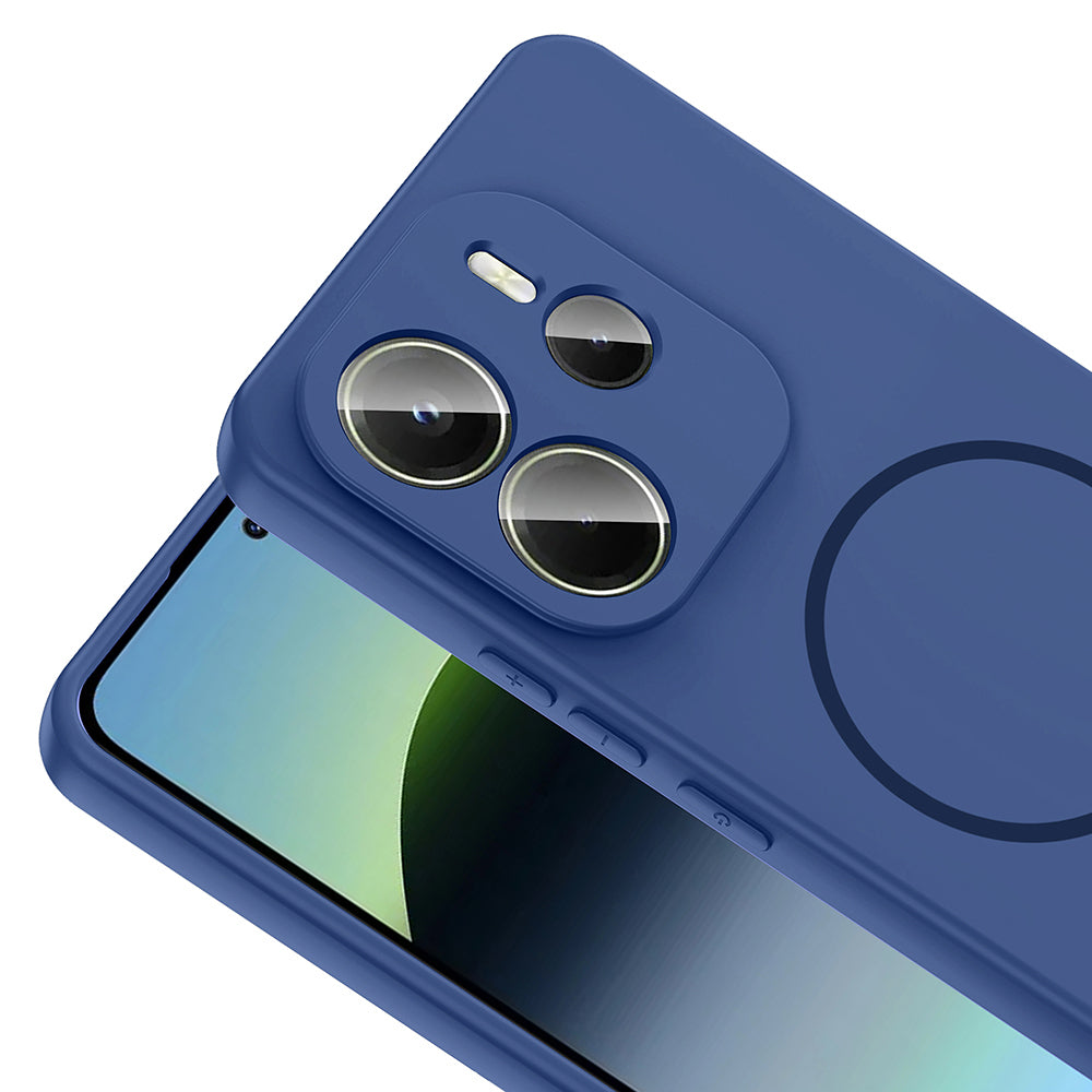 Xiaomi Redmi Note 14 4G Kılıf M-safe Şarj Özellikli Zore Meta Kapak