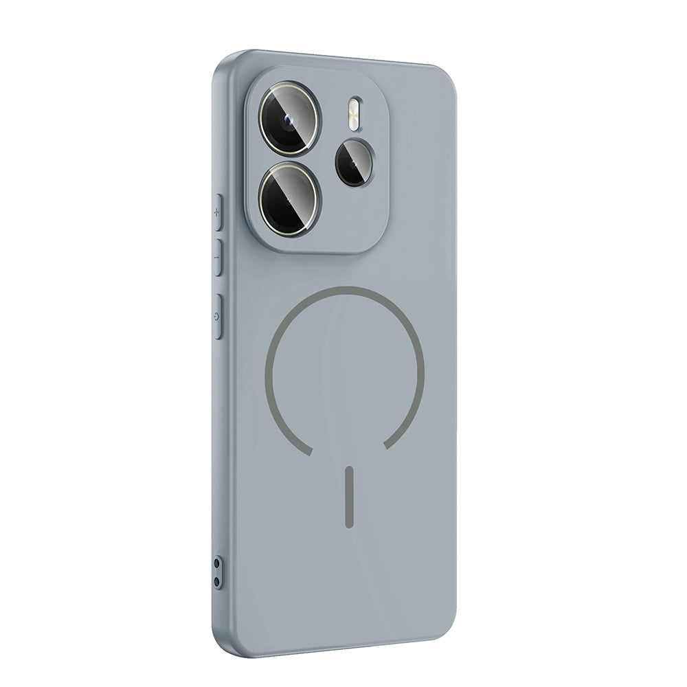 Xiaomi Redmi Note 14 4G Kılıf M-safe Şarj Özellikli Zore Meta Kapak