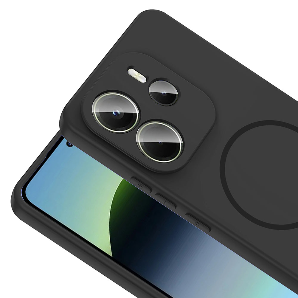 Xiaomi Redmi Note 14 4G Kılıf M-safe Şarj Özellikli Zore Meta Kapak