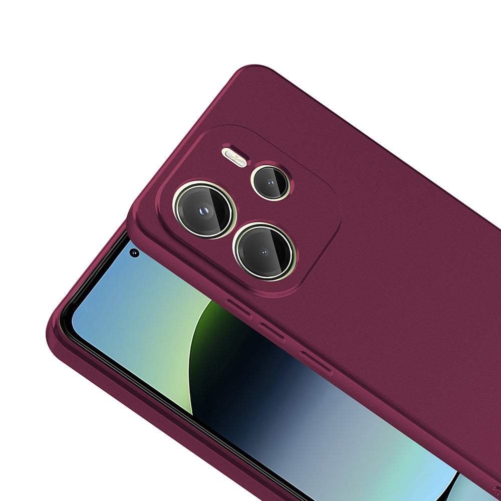 Xiaomi Redmi Note 14 4G Kılıf Zore Premier Silikon Kapak Mürdüm