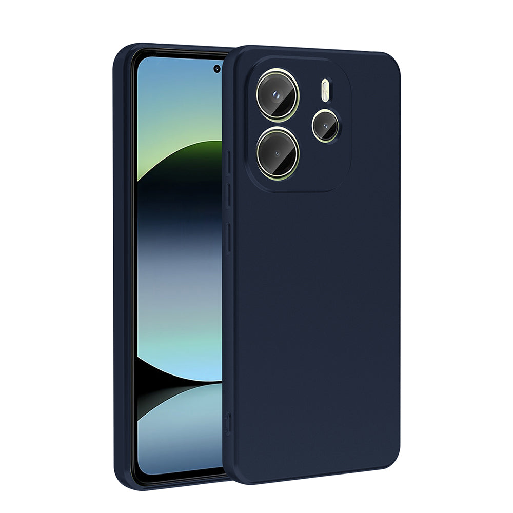 Xiaomi Redmi Note 14 4G Kılıf Zore Premier Silikon Kapak Lacivert