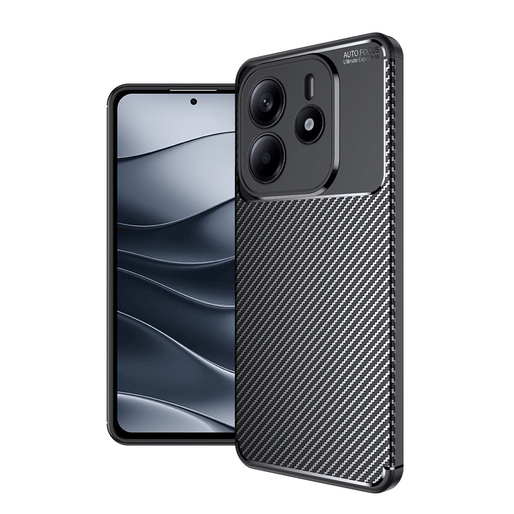 Xiaomi Redmi Note 14 Kılıf Zore Negro Silikon Kapak Siyah