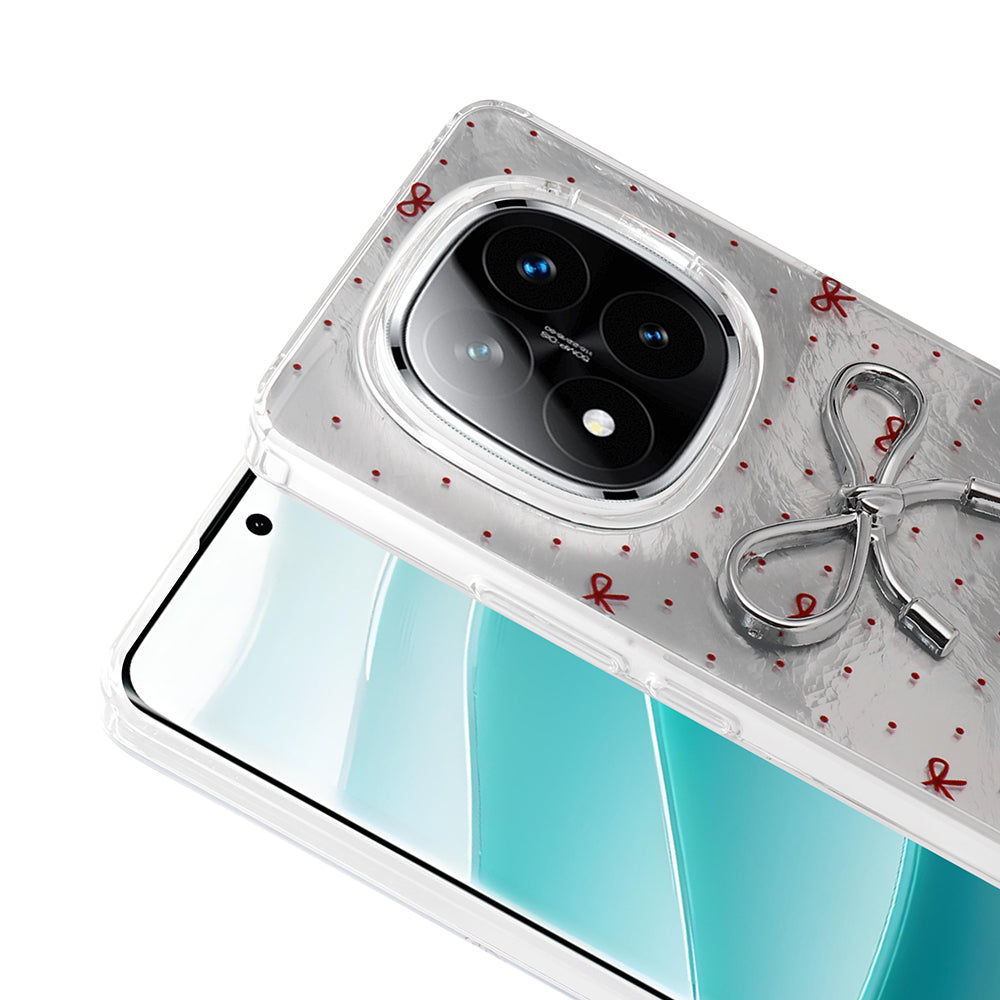 Xiaomi Redmi Note 14 Pro 4G Kılıf Kamera Korumalı Figürlü Zore Ponti Silikon Kapak Açık Mavi