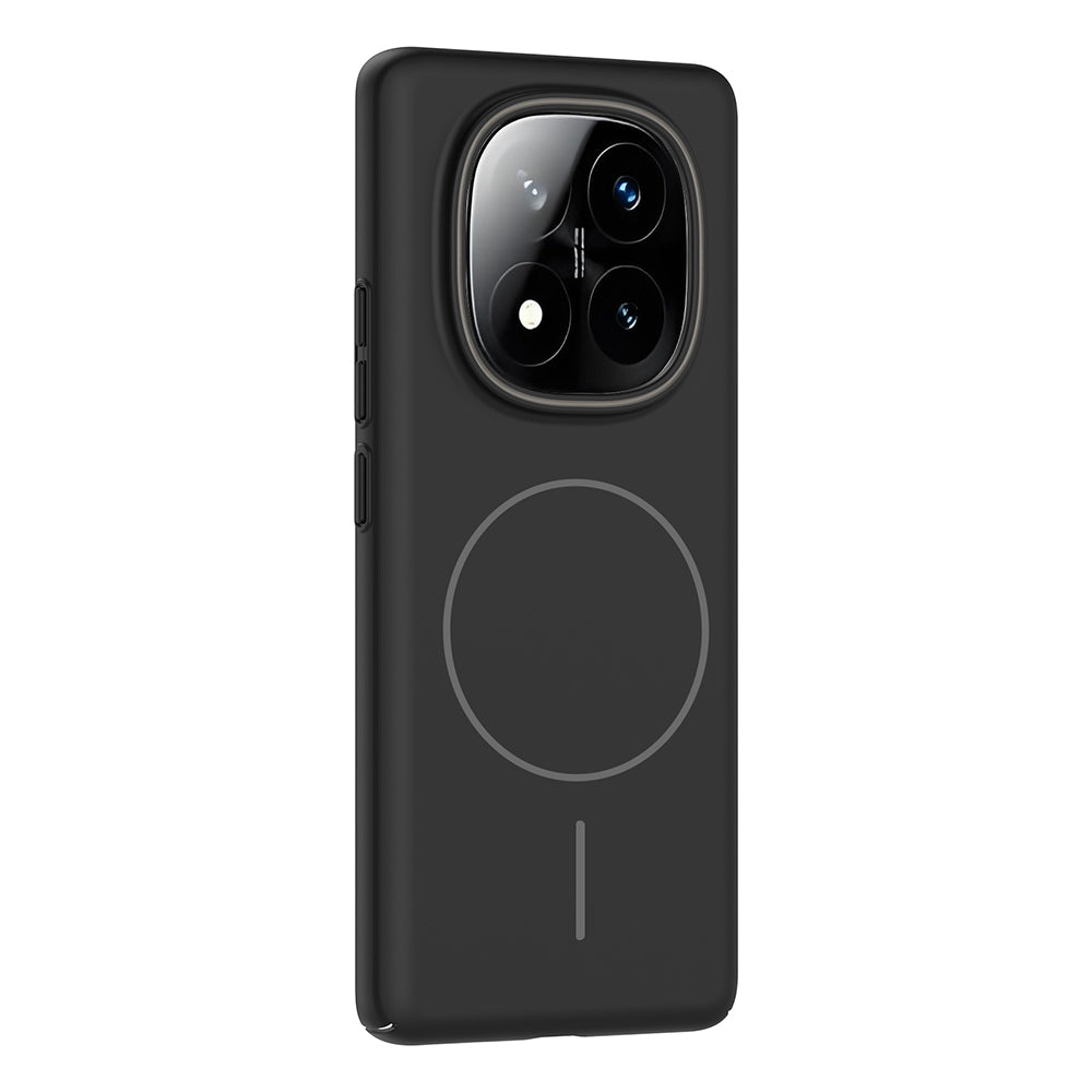 Xiaomi Redmi Note 14 Pro 4G Kılıf M-safe Şarj Özellikli Zore Ruby Sert Kapak Lacivert