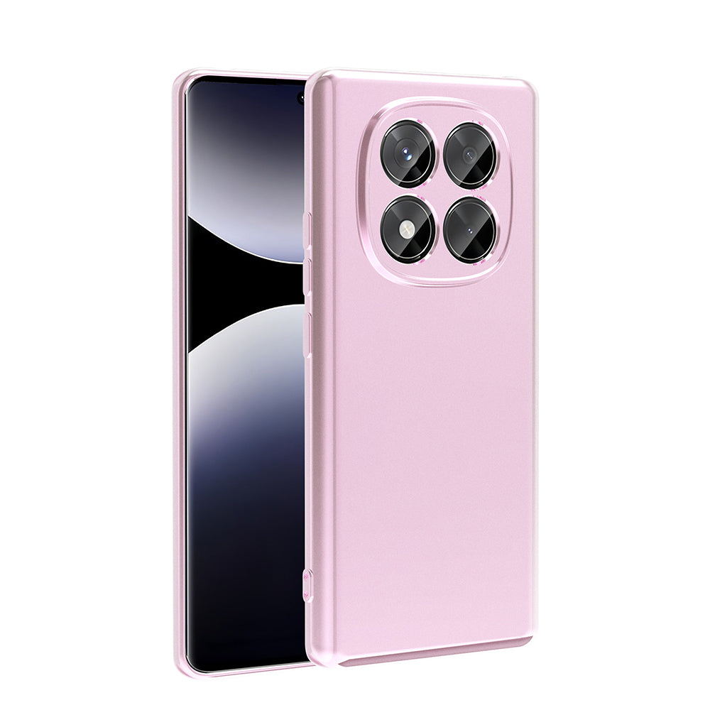 Xiaomi Redmi Note 14 Pro 4G Kılıf Zore Premier Silikon Kapak Rose Gold