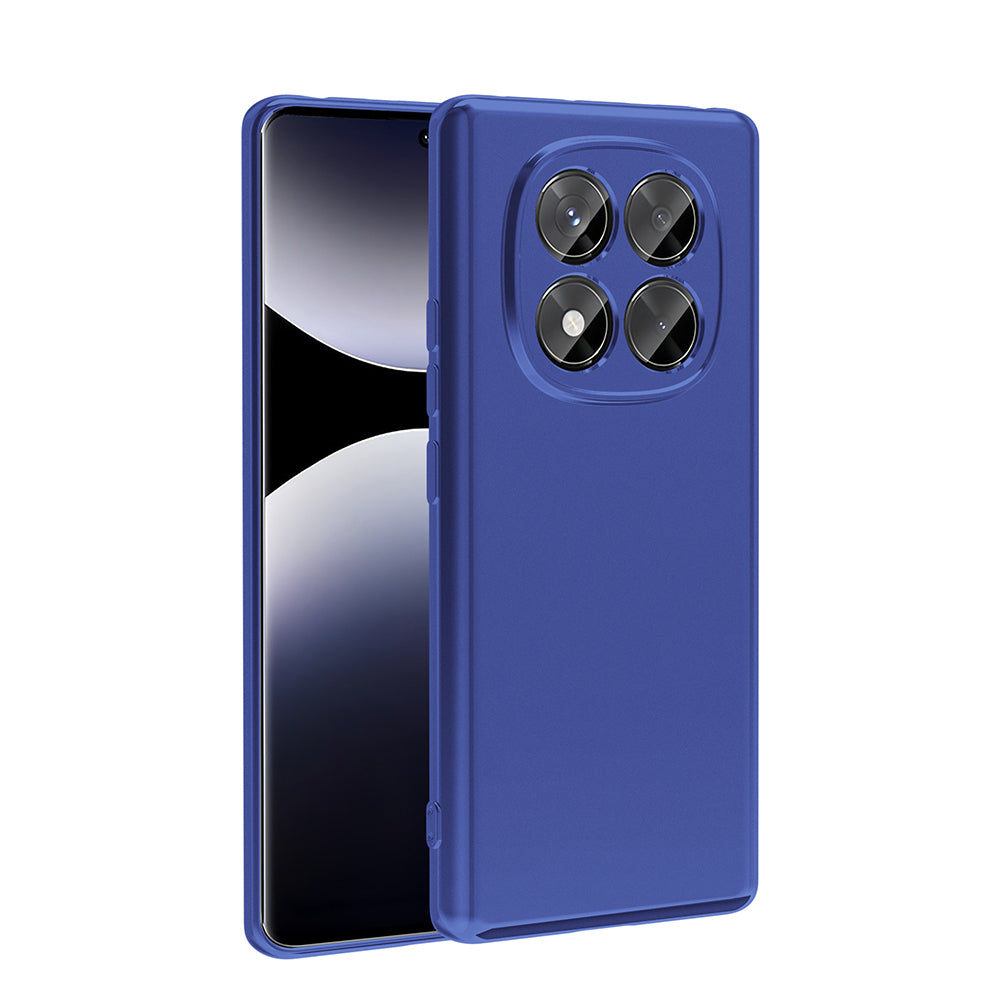 Xiaomi Redmi Note 14 Pro 4G Kılıf Zore Premier Silikon Kapak Saks Mavi