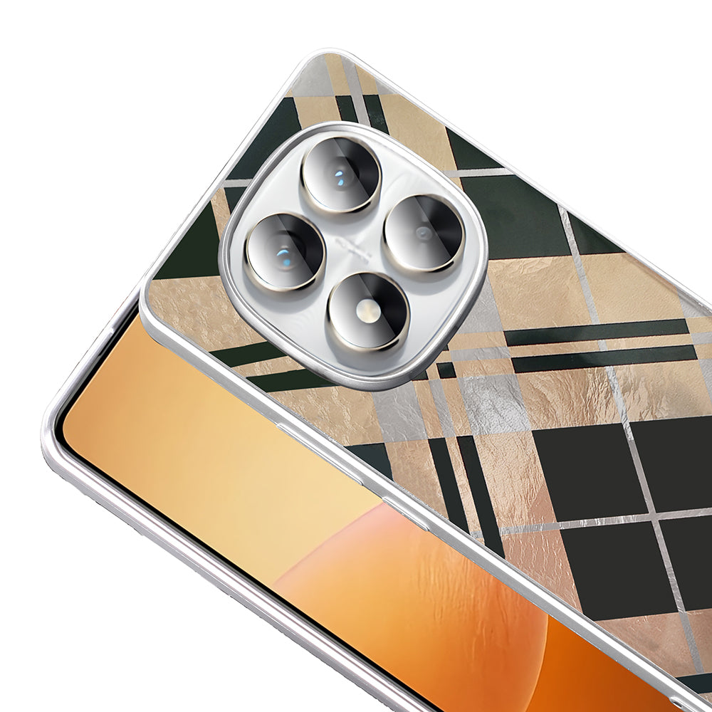 Xiaomi Redmi Note 14 Pro 5G Kılıf Desenli Zore Mep Kapak Geometrik