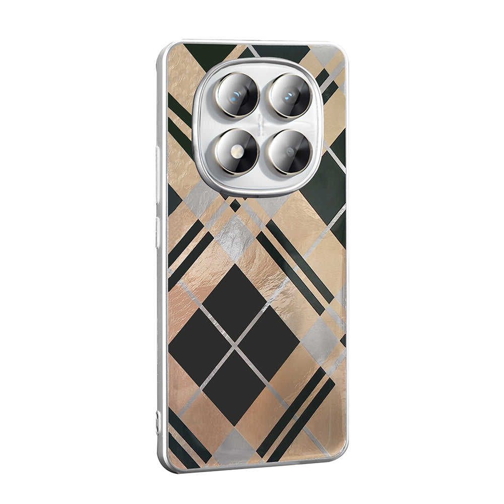 Xiaomi Redmi Note 14 Pro 5G Kılıf Desenli Zore Mep Kapak Gold Leopar