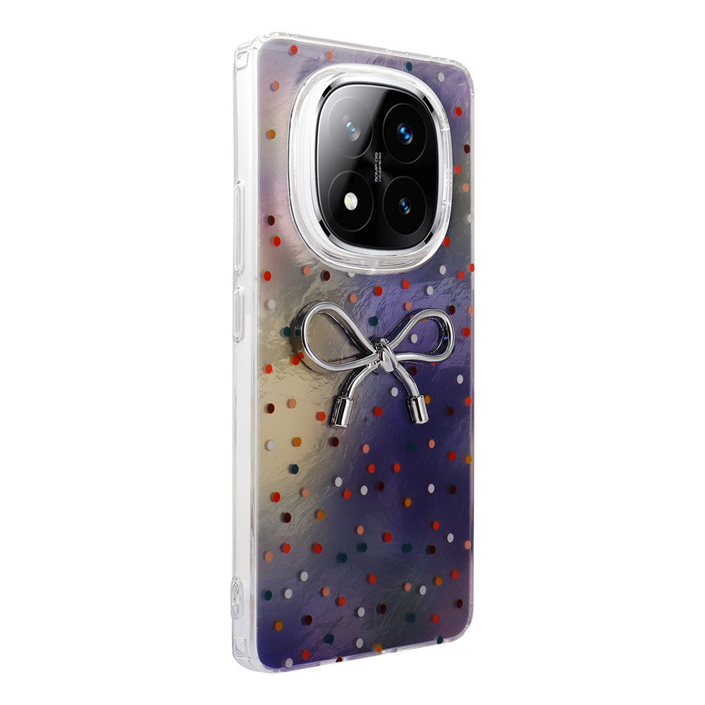 Xiaomi Redmi Note 14 Pro 5G Kılıf Kamera Korumalı Figürlü Zore Ponti Silikon Kapak Açık Mavi