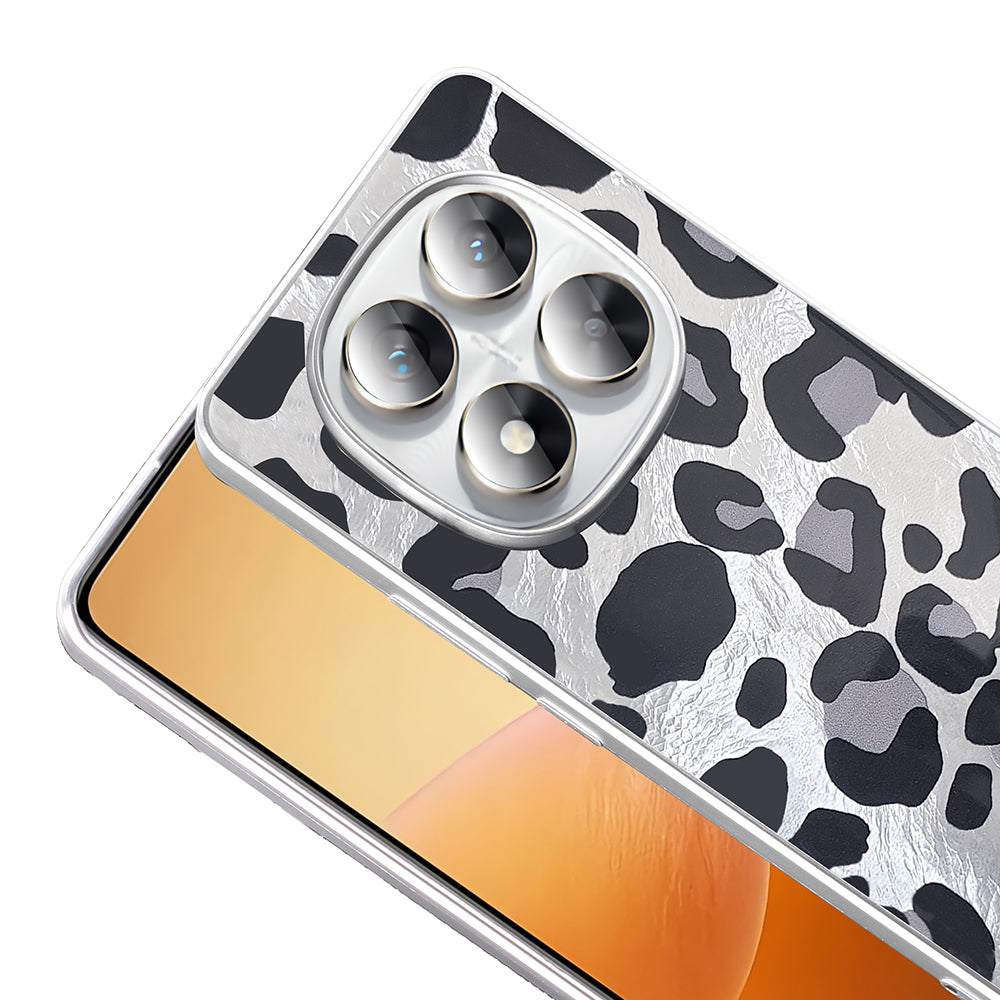 Xiaomi Redmi Note 14 Pro Plus Kılıf Desenli Zore Mep Kapak Gold Leopar