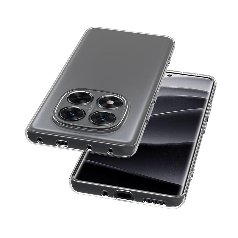 Xiaomi Redmi Note 14 Pro Plus Kılıf Zore Süper Silikon Kapak Şeffaf