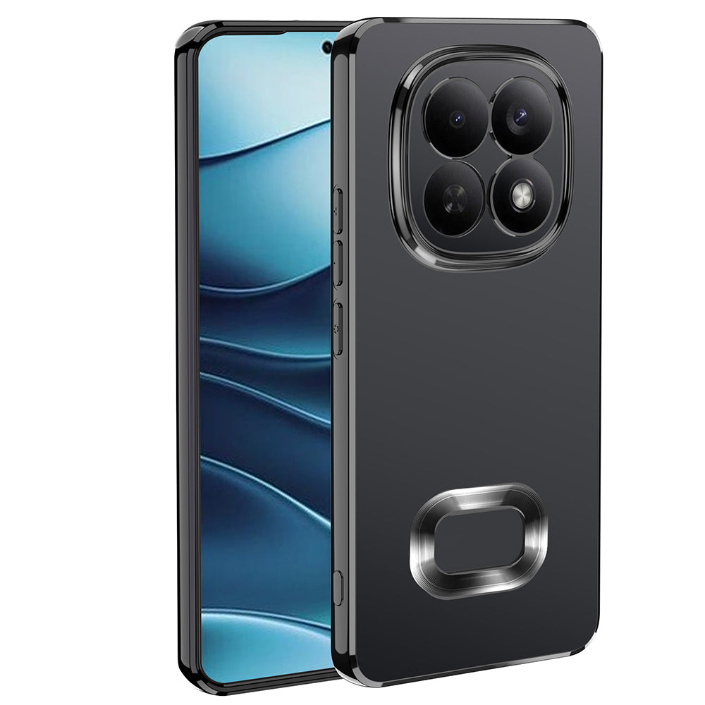 Xiaomi Redmi Note 15 4G Kılıf Kamera Korumalı Logo Gösteren Zore Omega Kapak