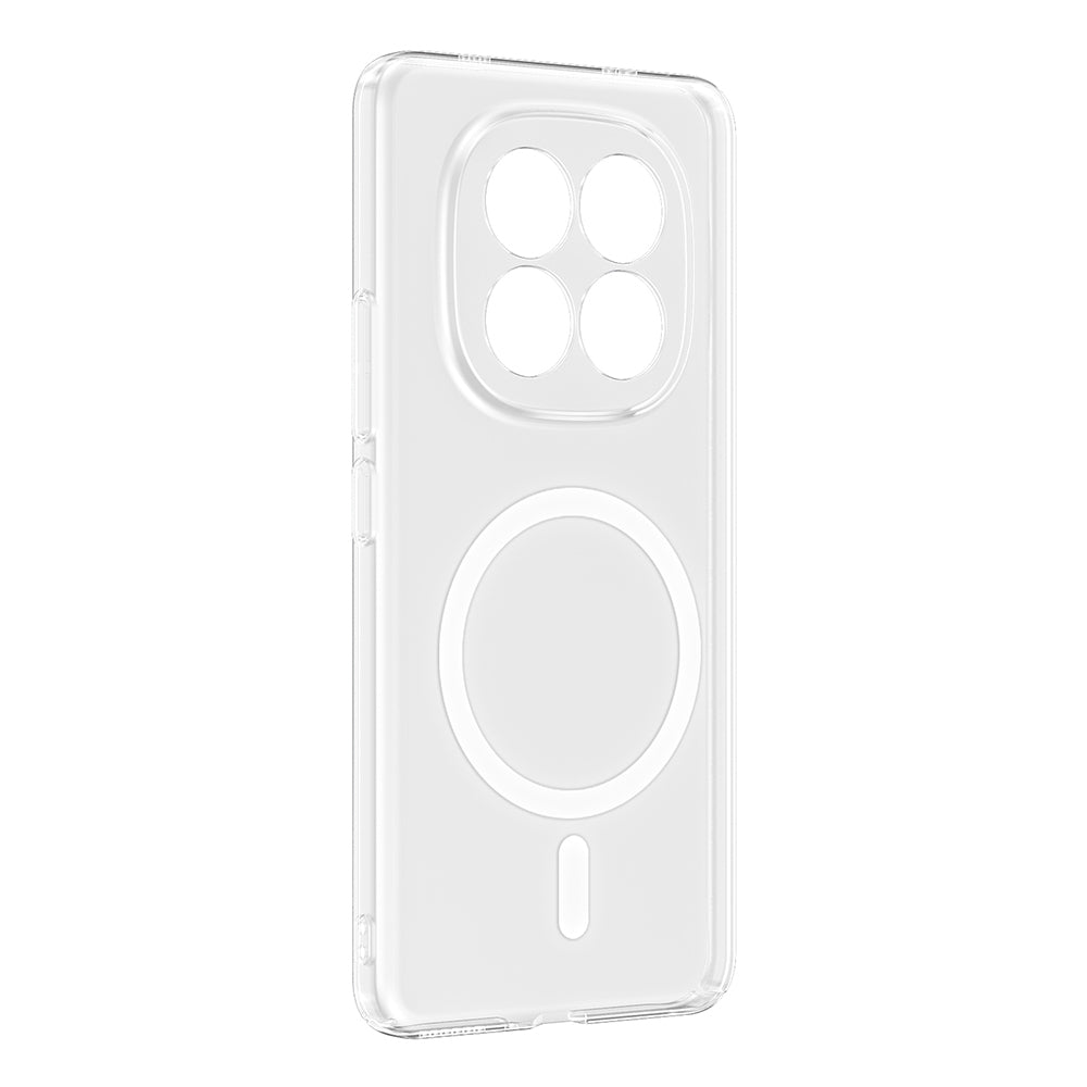 Xiaomi Redmi Note 15 Pro Kamera Korumalı M-Safe Şarj Özellikli Şeffaf Zore London Sert PC Kapak