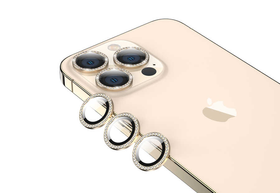 Apple%20iPhone%2013%20Pro%20Max%20CL-06%20Kamera%20Lens%20Koruyucu-Gold