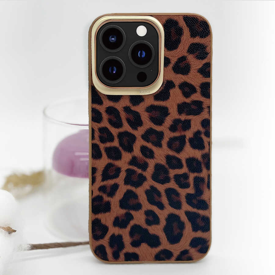 Apple%20iPhone%2013%20Kılıf%20Kajsa%20Glamorous%20Serisi%20Leopard%20Combo%20Kapak