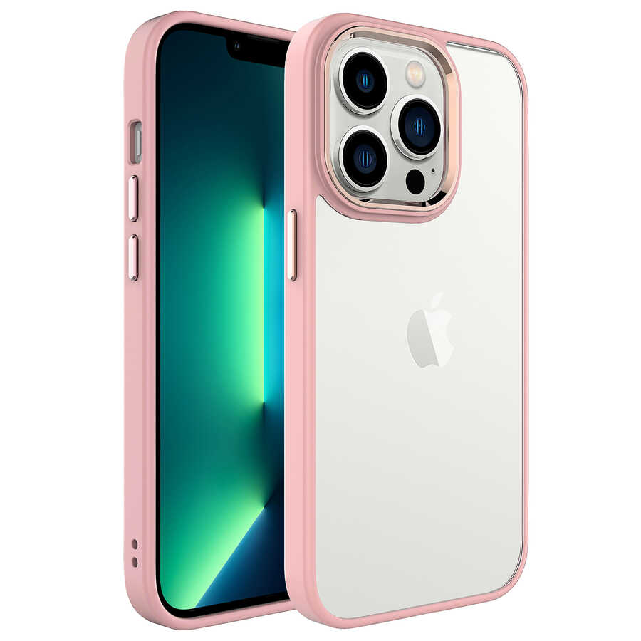 Apple%20iPhone%2014%20Pro%20Kılıf%20Zore%20Krom%20Kapak-Pembe%20açık