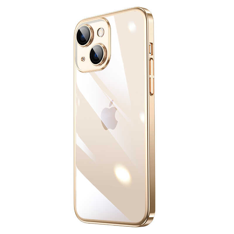 Apple%20iPhone%2014%20Kılıf%20Sert%20PC%20Renkli%20Çerçeveli%20Zore%20Riksos%20Silikon%20Kapak-Gold