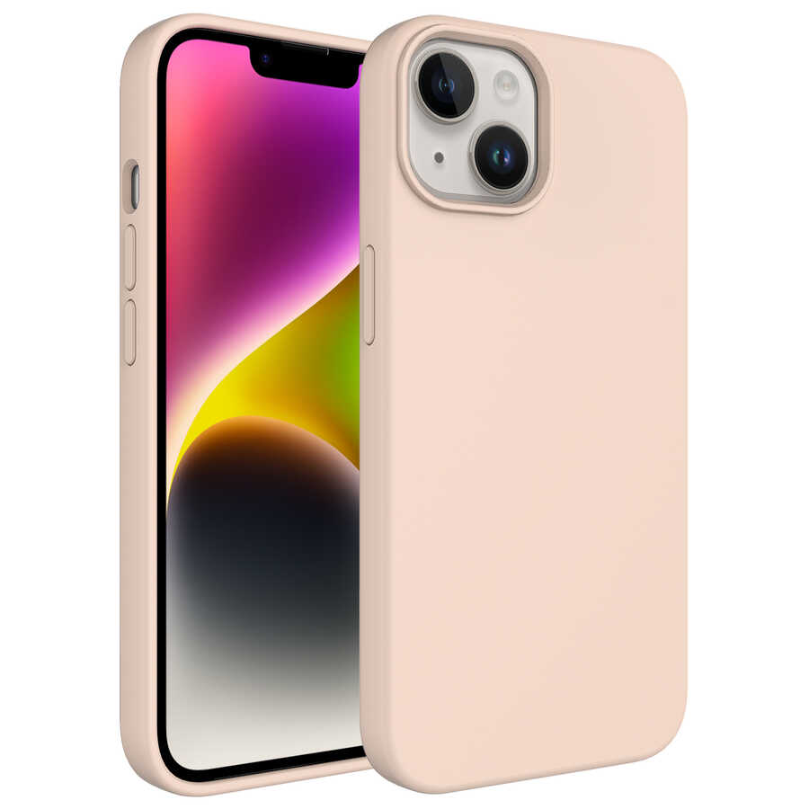 Apple%20iPhone%2014%20Kılıf%20Pastel%20Renk%20Tasarımlı%20Sert%20Zore%20Kivi%20Kapak-Pembe%20açık