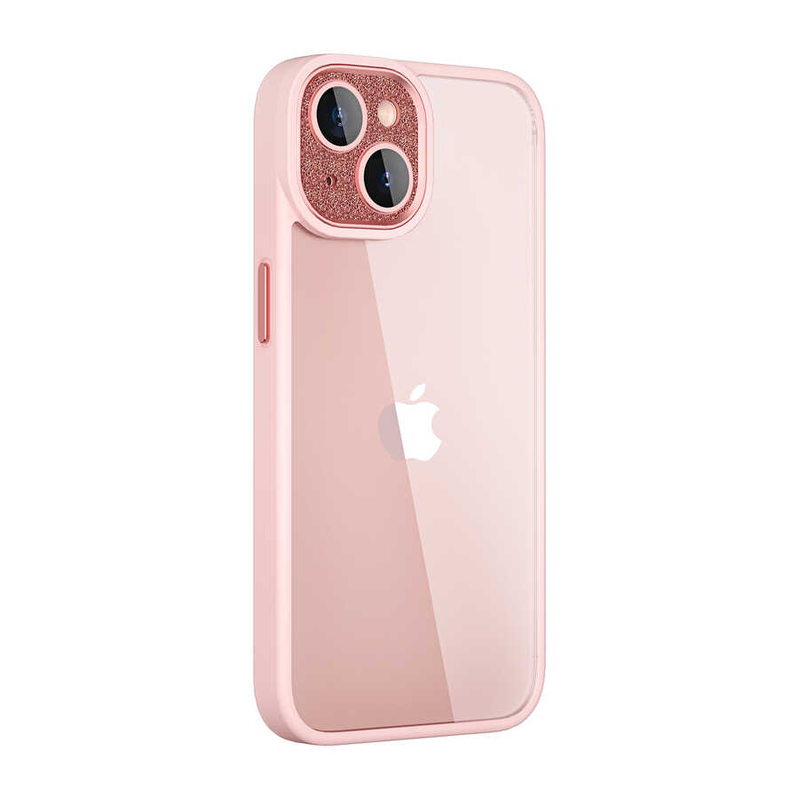 Apple%20iPhone%2014%20Kılıf%20​​​​​Wiwu%20Lens%20Korumalı%20Renkli%20Kenar%20Arkası%20Şeffaf%20Multicolor%20Kapak-Pembe