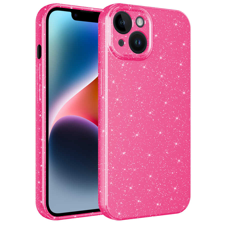 Apple%20iPhone%2013%20Kılıf%20Kamera%20Korumalı%20Simli%20Lüks%20Zore%20Koton%20Kapak-Pembe%20koyu