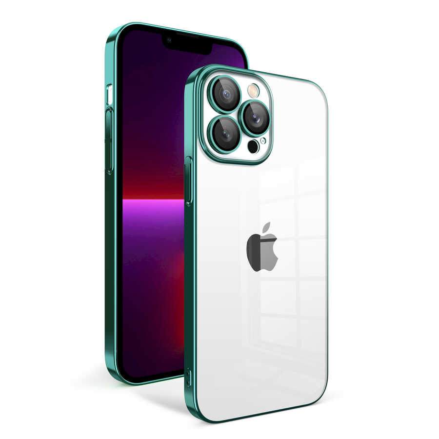 Apple%20iPhone%2013%20Pro%20Kılıf%20Kamera%20Korumalı%20Renkli%20Çerçeveli%20Zore%20Garaj%20Kapak-Koyu%20yeşil