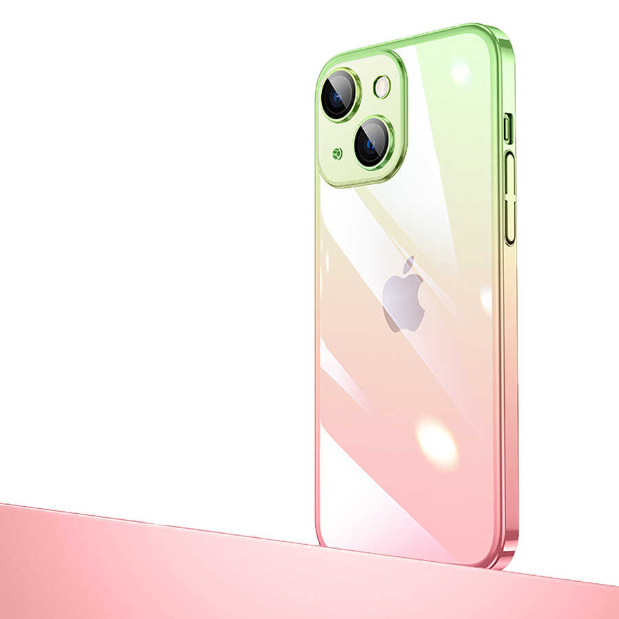 Apple%20iPhone%2014%20Kılıf%20Parlak%20Renk%20Geçişli%20Kamera%20Korumalı%20Zore%20Senkron%20Kapak-Pembe-yeşil