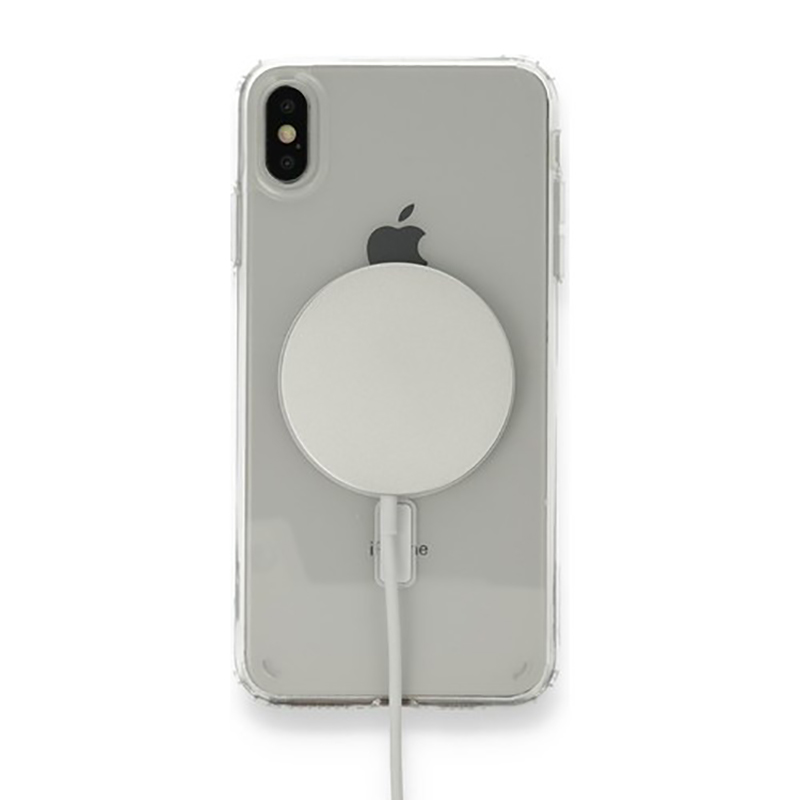 Apple%20iPhone%20XS%205.8%20Kılıf%20Magsafe%20Şarj%20Özellikli%20Şeffaf%20Sert%20PC%20Zore%20Embos%20Kapak