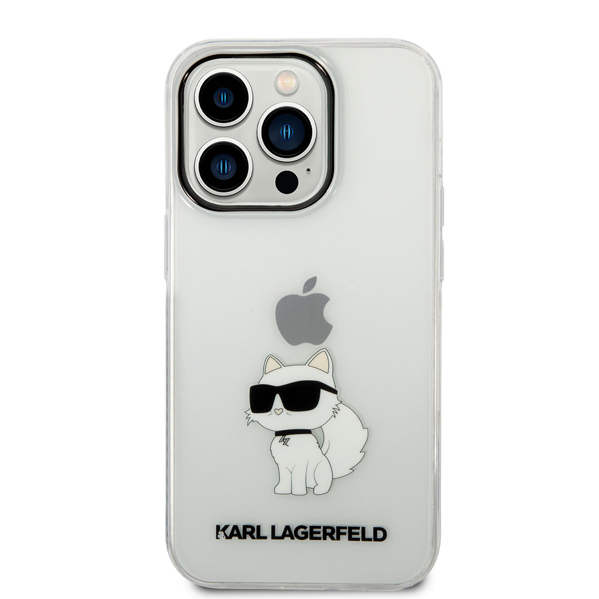 Apple%20iPhone%2014%20Pro%20Kılıf%20Karl%20Lagerfeld%20Transparan%20Choupette%20Dizayn%20Kapak