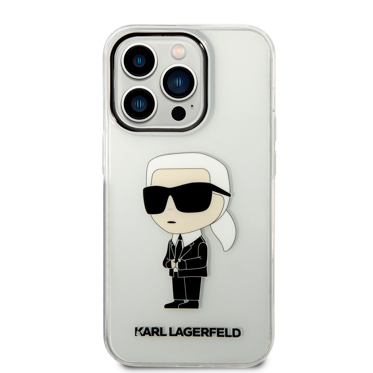 Apple%20iPhone%2014%20Pro%20Kılıf%20Karl%20Lagerfeld%20Transparan%20İkonik%20Karl%20Dizayn%20Kapak