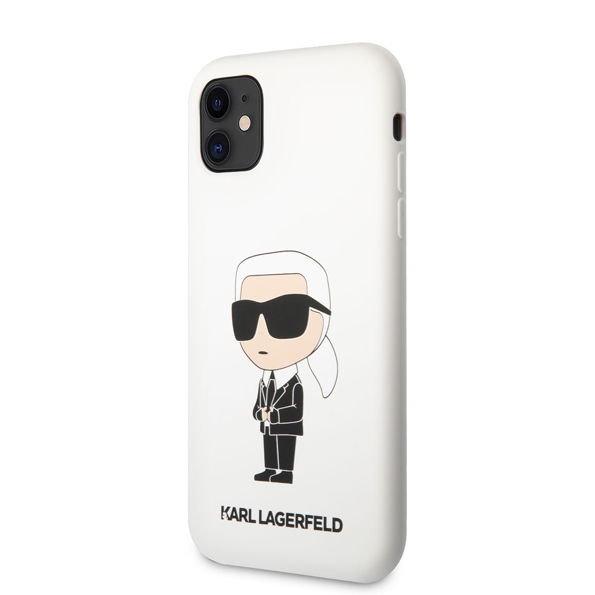 Apple%20iPhone%2011%20Kılıf%20Karl%20Lagerfeld%20Silikon%20Karl%20Dizayn%20Kapak-Beyaz