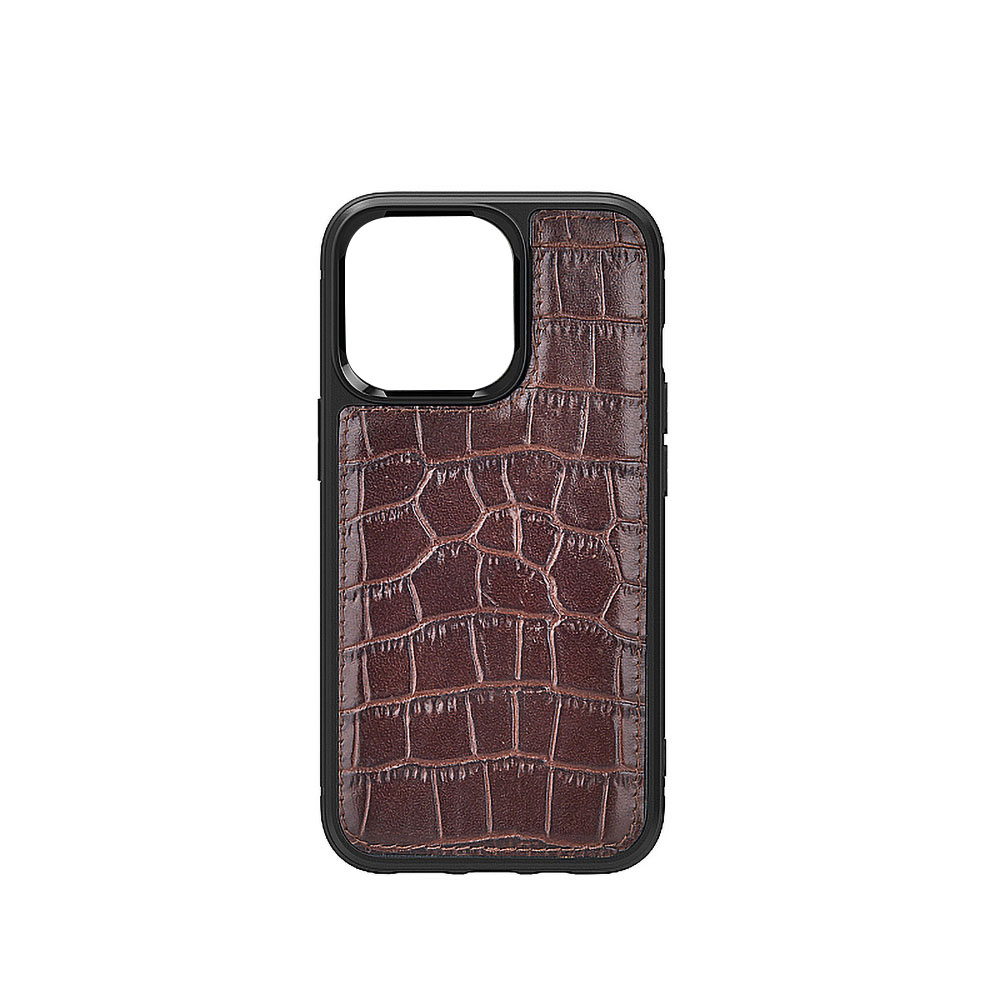 Apple%20iPhone%2013%20Kılıf%20Wiwu%20Croco%20Pattern%20Calfskin%20Orjinal%20Deri%20Kapak