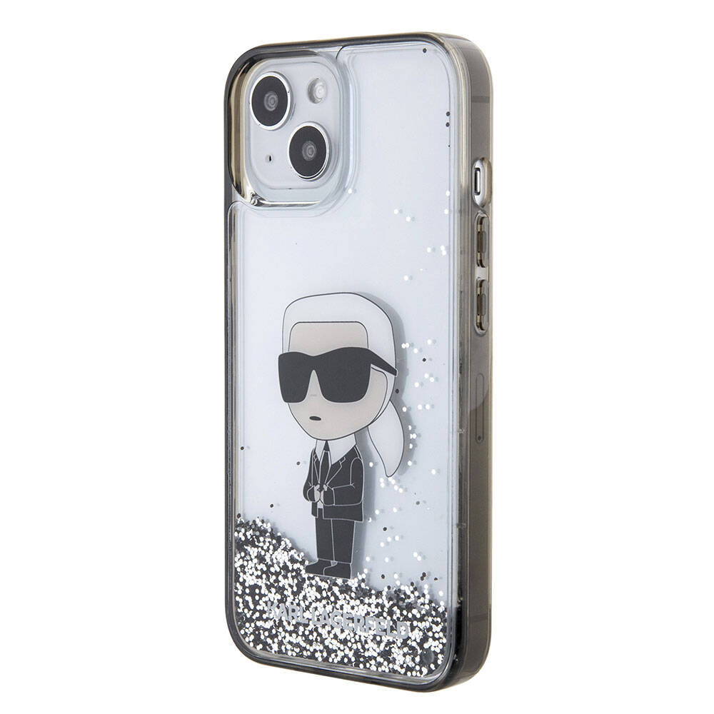 Apple%20iPhone%2015%20Kılıf%20Karl%20Lagerfeld%20İkonik%20Sıvılı%20Glitter%20Orjinal%20Lisanslı%20Kapak