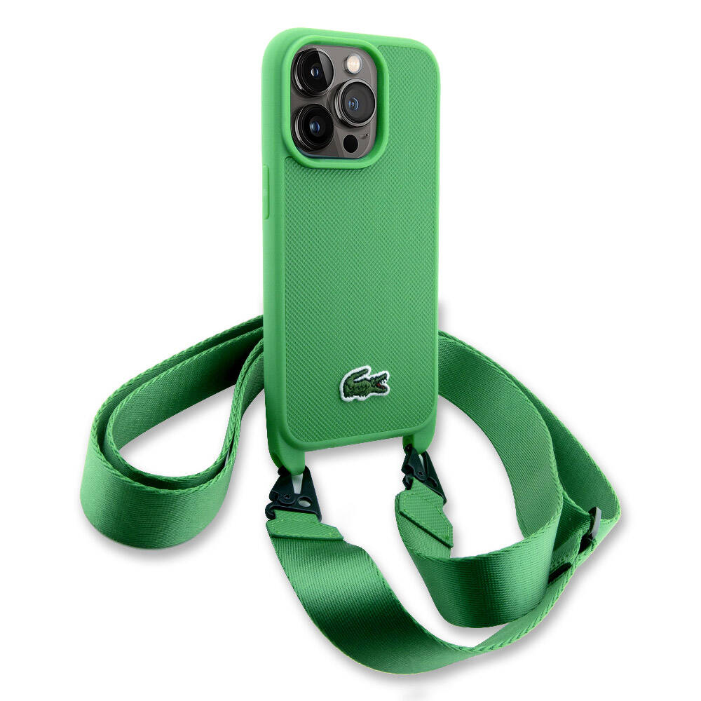 Apple%20iPhone%2014%20Pro%20Kılıf%20Lacoste%20Orjinal%20Lisanslı%20PU%20Pike%20Desenli%20Arka%20Yüzey%20Askılı%20İkonik%20Timsah%20Dokuma%20Logolu%20Kapak