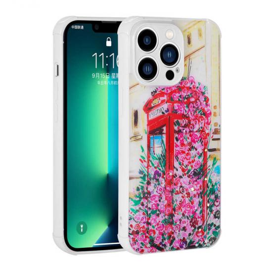 Apple iPhone 11 Pro Kılıf Simli Desenli Kamera Korumalı Parlak Zore Popy Kapak