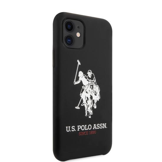 Apple iPhone 11 Kılıf U.S. POLO ASSN. Silikon Büyük Logo Dizayn Kapak