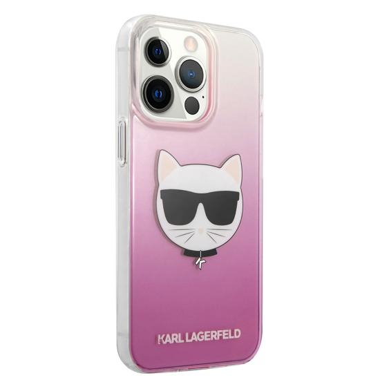 Apple iPhone 14 Pro Kılıf Karl Lagerfeld Sert TPU Choupette Dizayn Kapak