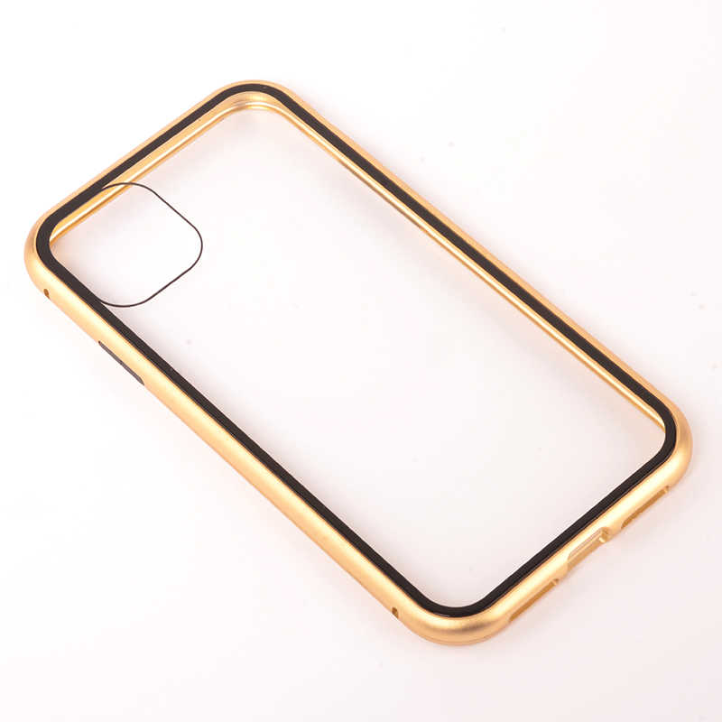 Apple%20iPhone%2011%20Pro%20Max%20Kılıf%20Zore%20Devrim%20Mıknatıslı%20Cam%20Kapak-Gold